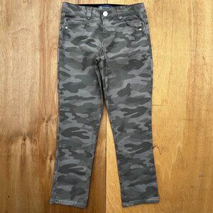 DEMOCRACY AB SOLUTION CAMOUFLAGE JEANS WOMEN’S sz 8 Mid Rise STRETCH